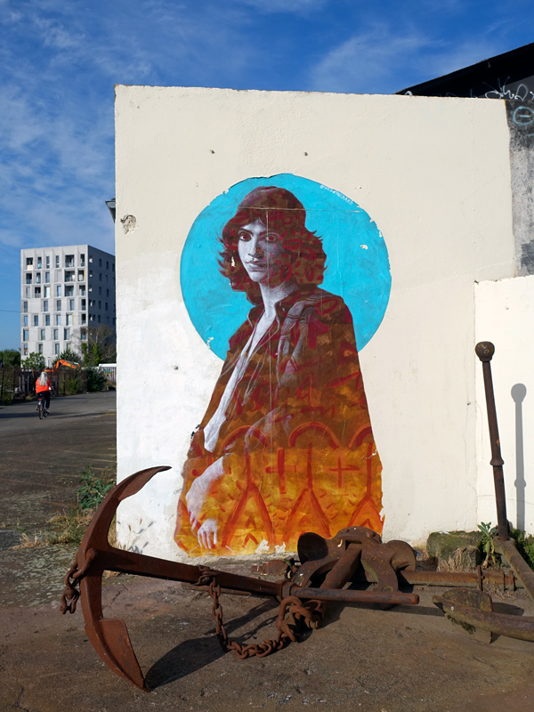 Une des œuvres de Sébastien Bouchard à Nantes