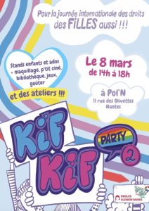 À l'occasion de la journée du 08 mars, IKI IKI organisait sa journée des droits des filles et des enfants aussi. ©IKI IKI